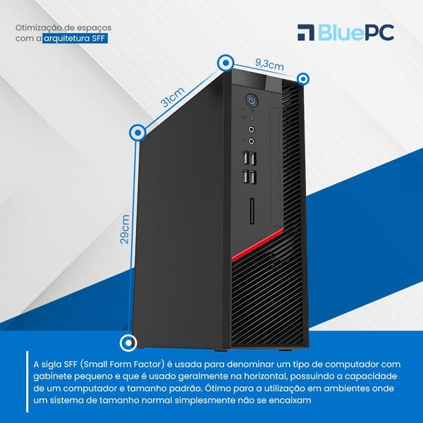 Imagem de Computador BluePC SFF Intel Core I5 12400 (12ª Geração) 16gb Ssd 480gb 