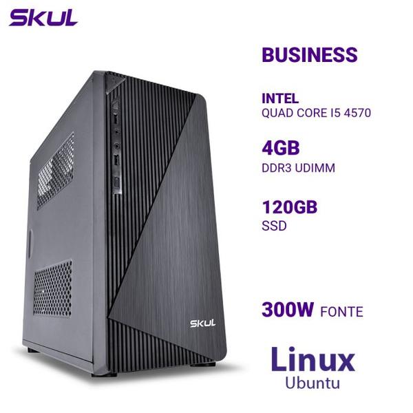 Imagem de Computador Business B500 Quad Core I5 4570 Mem 4gb Ddr3 Ssd 120gb Fonte 300w Linux