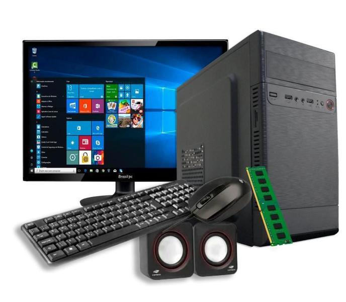 Imagem de Computador Completo Core I5 8Gb Ram Ssd 120Gb Monitor 15