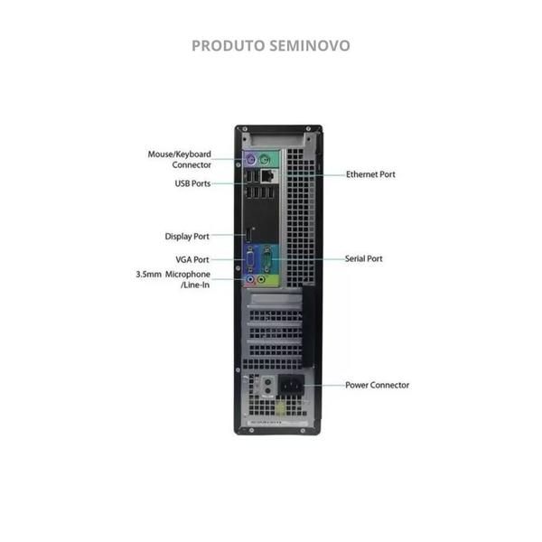 Imagem de Computador Completo Dell Optiplex 790 I3 2º 8GB SSD 120GB