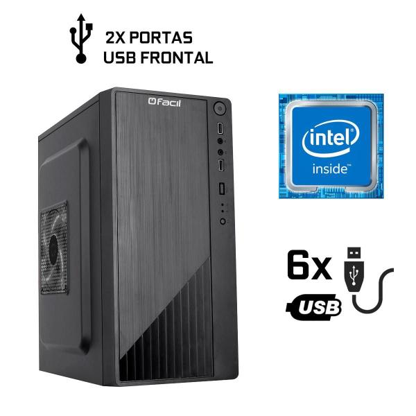 Imagem de Computador Completo Fácil Intel I7 10700 8Gb Hd 1Tb 19,5