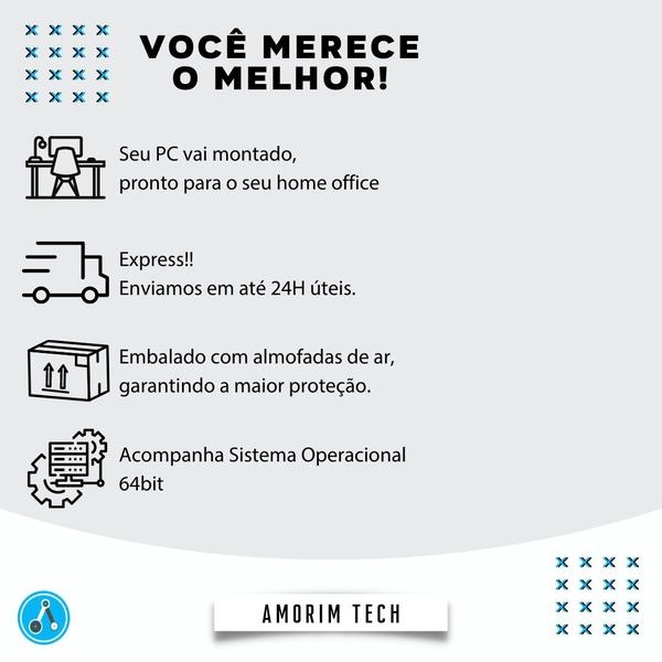 Imagem de Computador Completo I7 4º 16GB RAM SSD 480GB Monitor 19 Polegadas
