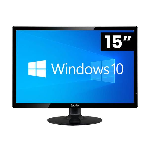 Imagem de Computador Completo Intel Core I3 8gb de Ram Ssd 240gb Monitor Led 15" Hdmi + Windows 10