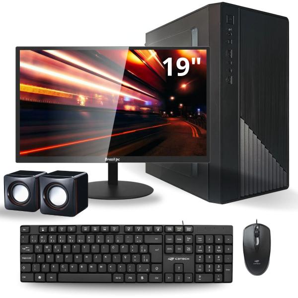 Imagem de Computador Completo Intel Core I3 8gb Ssd 240gb Monitor 19 W10