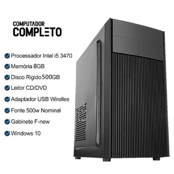 Imagem de Computador Completo Intel Core I5 8Gb Hd 500Gb Monitor Hdmi