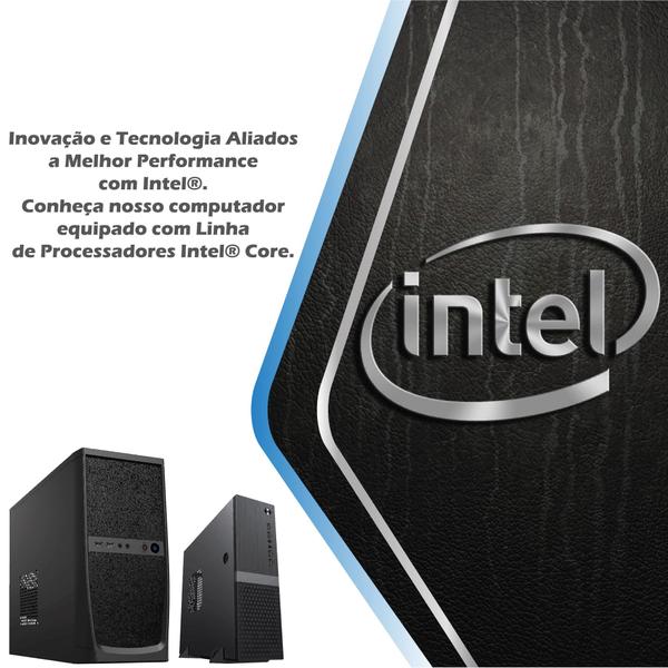 Imagem de Computador Completo Intel Core i5 8GB HD 500GB Windows 10 Monitor 19" HDMI 3green ElitePC Slim