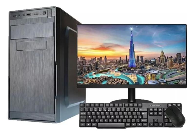Computador Completo Intel Core i7, 16GB RAM, SSD 1TB, Monitor 20 LED Windows 11 Pro e Pacote Office - Clique PC