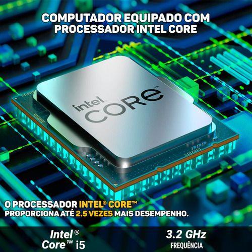 Imagem de Computador Completo Intel i5 3470 8Gb Ssd 480Gb GT610 2Gb Monitor 24