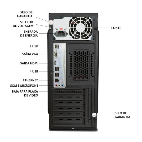Computador Cpu Core i3 3.10ghz 4gb ssd 512gb sata kit teclado e mouse - PC Master - PC Master Imagem de Computador Cpu Core i3 3.10ghz 4gb ssd 512gb sata kit teclado e mouse - PC Master
