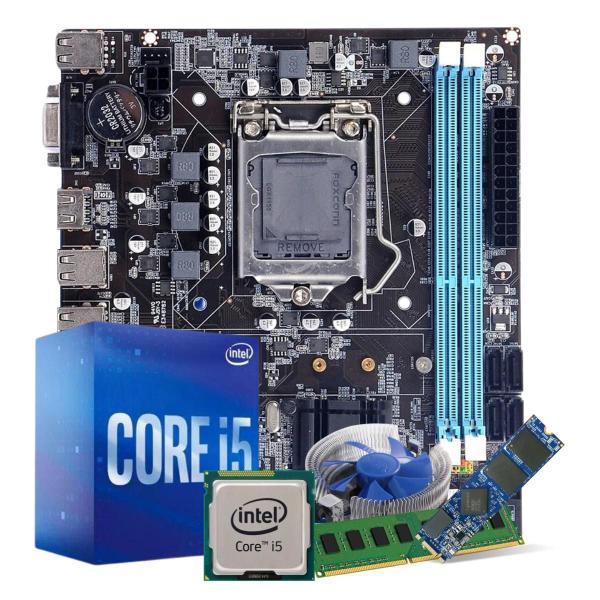 Computador CPU Core i5 16gb 128gb ssd nvme kit teclado e mouse - PC Master Imagem de Computador CPU Core i5 16gb 128gb ssd nvme kit teclado e mouse - PC Master