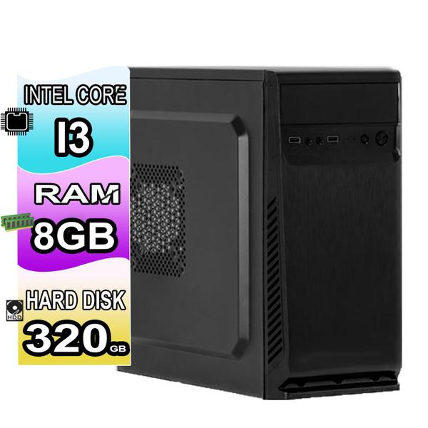 Computador cpu Intel Core i3 8GB 320GB excelente desempenho - marketpc