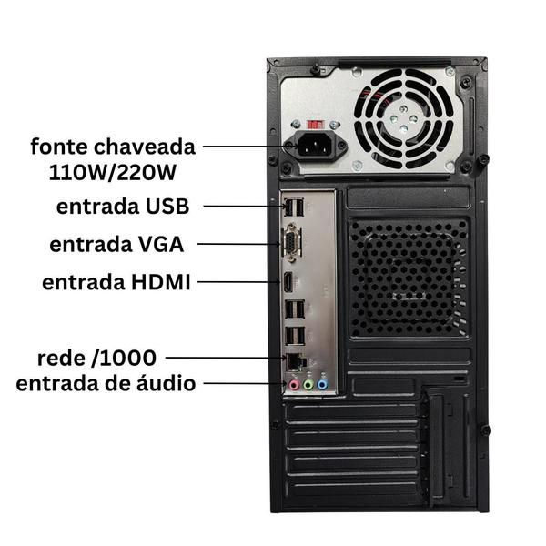 Imagem de Computador Cpu Pc Core I7 2ºgeração Ddr3 16gb Hd 500gb Wi-fi