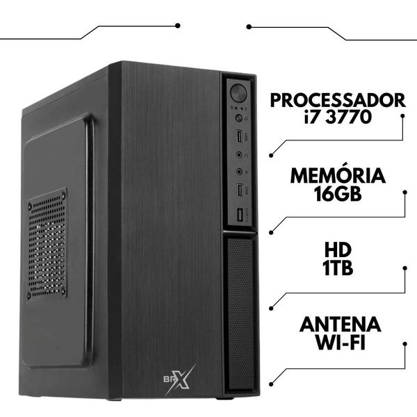 Imagem de Computador Cpu Pc Core I7 3ºgeração Ddr3 16gb Hd 1tb Wi-fi