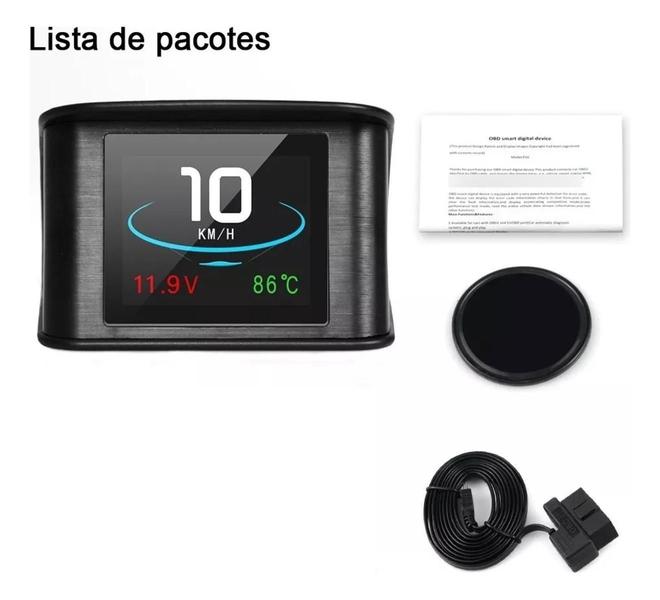 Imagem de Computador De Bordo Digital Obd2 Scanner Automotivo P10