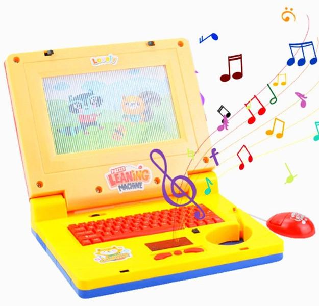 Imagem de Computador De Brinquedo Notebook Educativo Infantil Som Luz