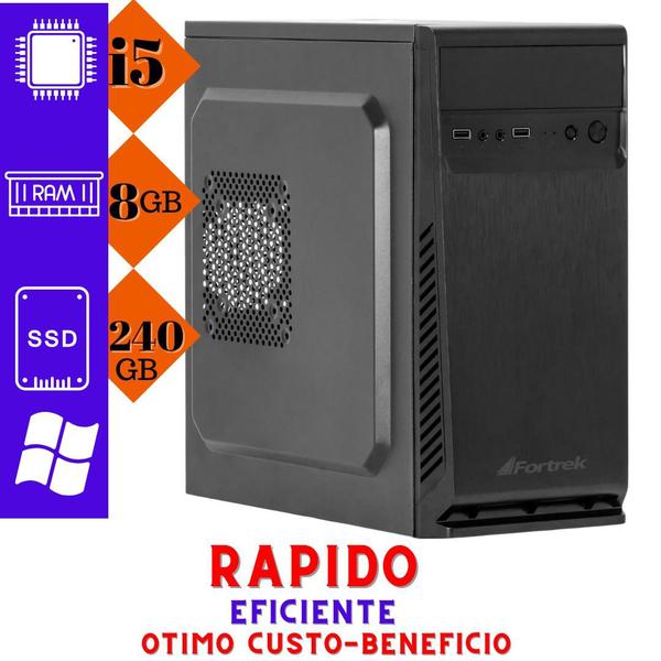 Imagem de Computador Desktop Barato Intel i5 SSD 240 GB 8GB RAM 