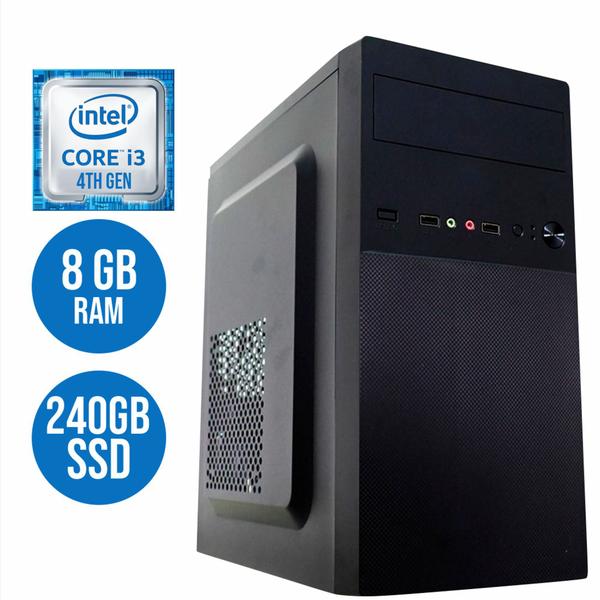 Imagem de Computador Desktop Core I3 4ª Geração 8Gb Hd Ssd 240gb