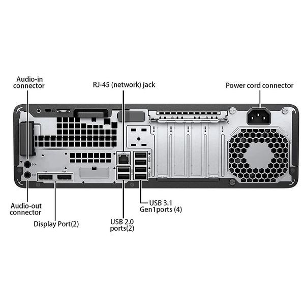 Imagem de Computador desktop HP Elitedesk 800 G3 SFF Intel i5 16GB RAM