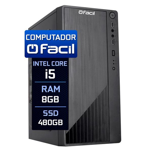 Imagem de Computador Fácil Intel Core I5 8GB SSD 480GB