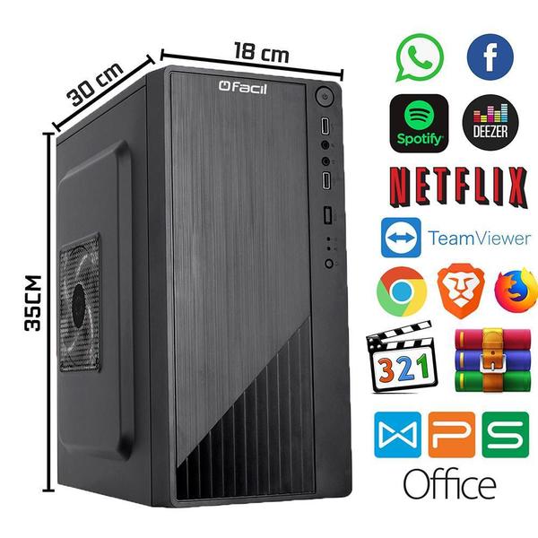 Computador Fácil Intel Core I7 11700 11 Geração 8Gb Ddr4 Ssd - Fácil Computadores Imagem de Computador Fácil Intel Core I7 11700 11 Geração 8Gb Ddr4 Ssd