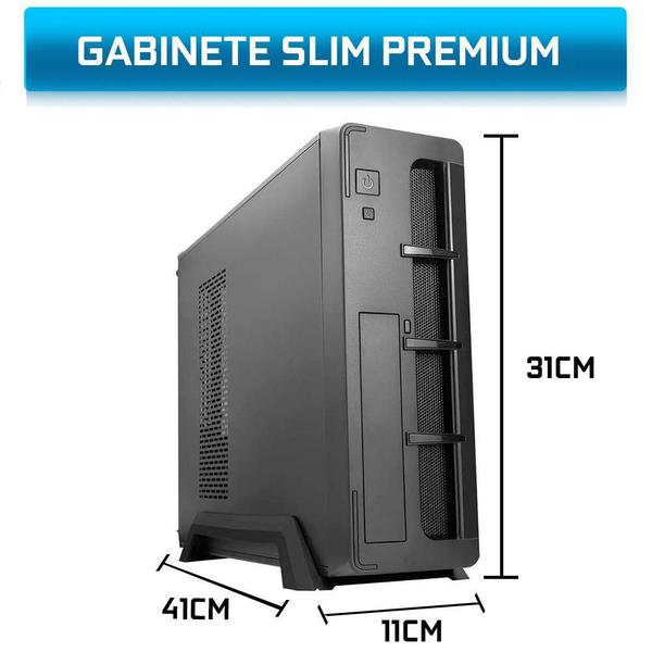 Imagem de Computador Fácil Slim Intel Core i3 4GB HD 500GB