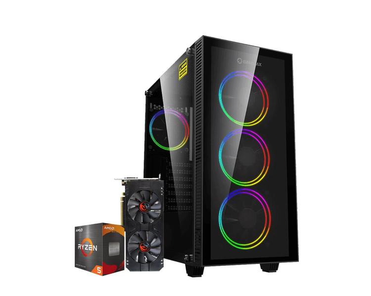 Imagem de Computador Gamer Amd Ryzen 5 5600G Rtx 2060 6GB Ram 16GB HD 1TB Ssd 240GB