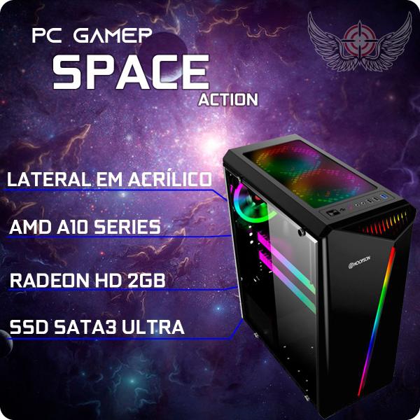 Computador Gamer Barato AMD A10 16GB SSD 120GB HD 2GB - Redseek Imagem de Computador Gamer Barato AMD A10 16GB SSD 120GB HD 2GB