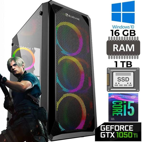 Imagem de Computador Gamer Core I5-9400, Ssd 1Tb, Ram 16Gb, 1050 Ti,