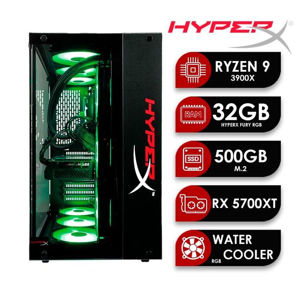 Computador Gamer HyperX AMD Ryzen 3900X 32GB SSD 500GB