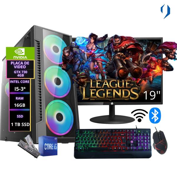 Computador Gamer Intel I5, 16gb De Ram, 1tb Ssd, Gtx 730 4gb - TBI