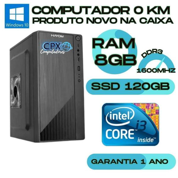 Imagem de Computador i3, 8GB, SSD 120GB, Windows 10 Pro Trial.