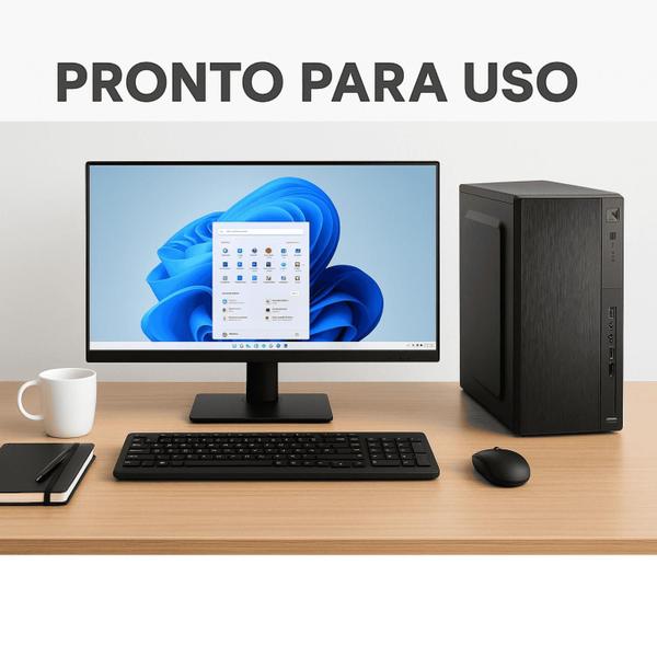 Computador Intel Core i3 8GB SSD 120GB Windows 11 PC para Trabalho