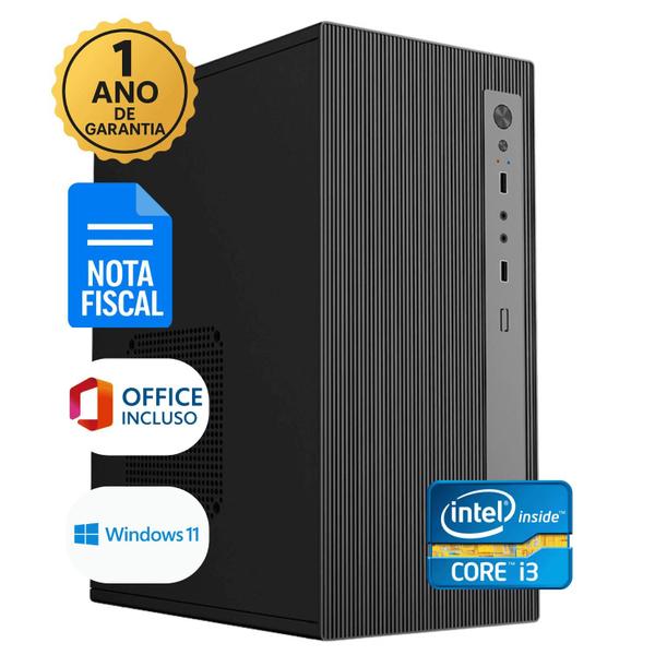 Computador Intel Core i3, SSD 120GB, 8GB RAM, Windows 11, Office