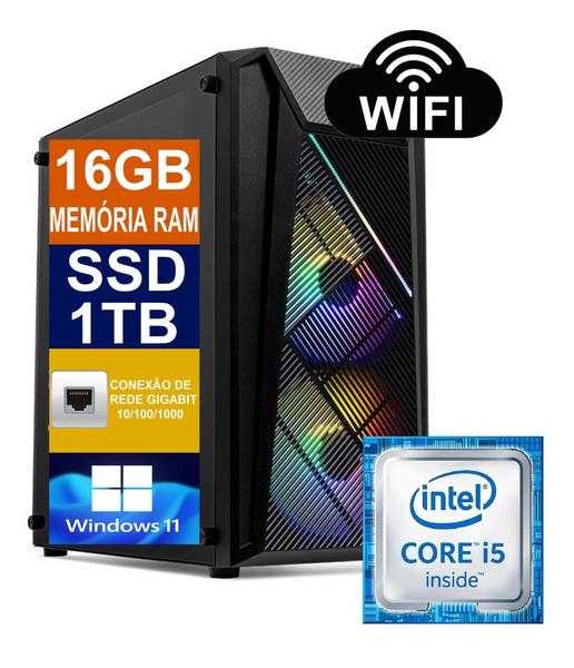 Imagem de Computador Intel Core I5 6500, 16GB De Memória RAM DDR4, SSD 1TB M2 Nvme, Fonte 500w - Tech Power