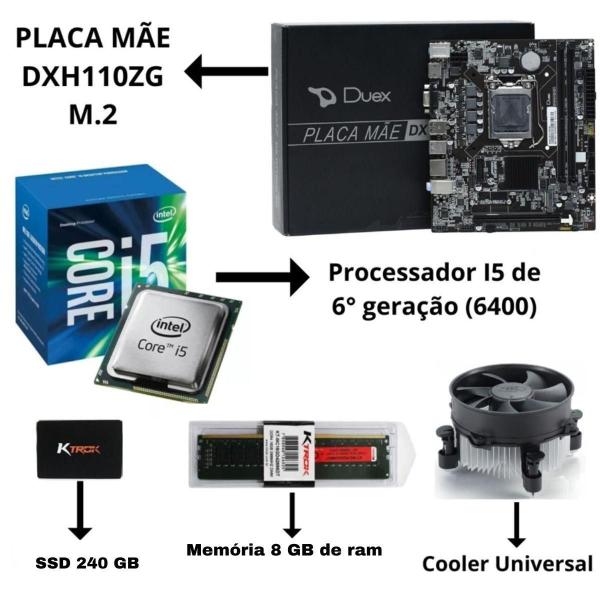 Imagem de Computador Multipc i5 6400 8GB DDR4 240GB SSD Win10 Pro