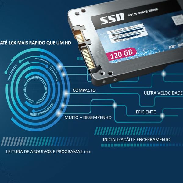 Imagem de Computador Office Intel Core i3 RAM 8GB SSD 120GB - ADVANCEDTECH