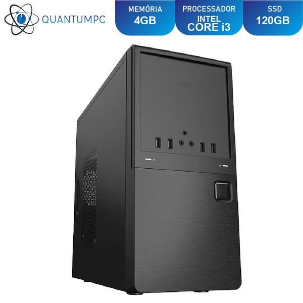 Imagem de Computador PC CPU Intel Core i3 4GB SSD 120GB HDMI FullHD Áudio 5.1 canais Quantum Star