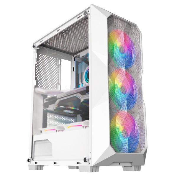 Imagem de Computador PC Designer Prime i7 4ª Gen 16gb Ram SSD 960gb GTX 1650 Monitor 23" Curvo - Branco