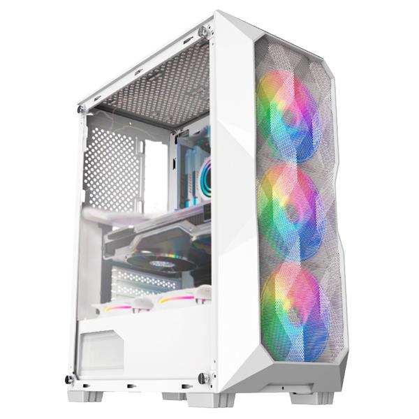 Imagem de Computador PC Gamer I7 3ª 16gb Ram Ssd 480gb GT 730 4gb Monitor 20" - BRANCO