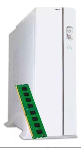 Imagem de Computador Pc Slim Branco I5 4ªg 8gb Ram Ddr3 Ssd 240gb