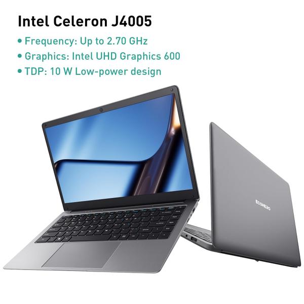 Imagem de Computador portátil ECOHERO Celeron J4005 6GB RAM 128GB SSD 14"