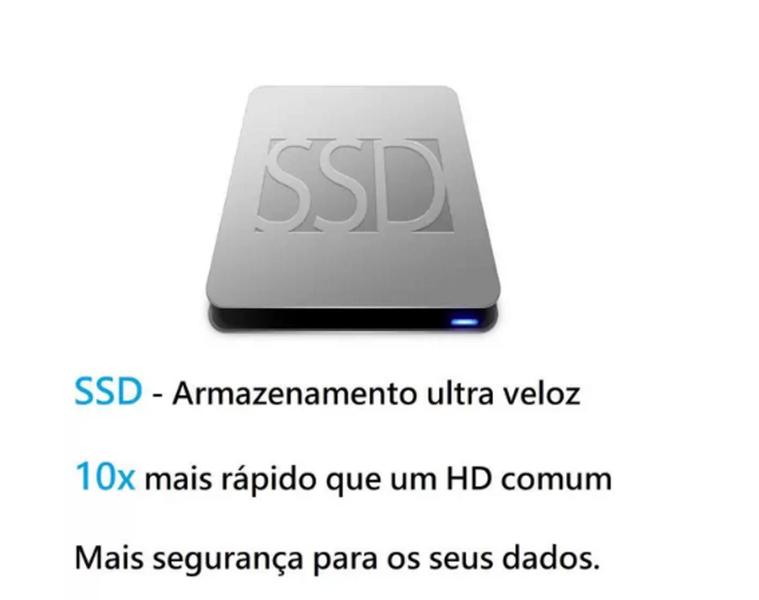 Imagem de Computador Slim Intel Core i7 16GB SSD 480GB Wifi mouse e teclado sem fios