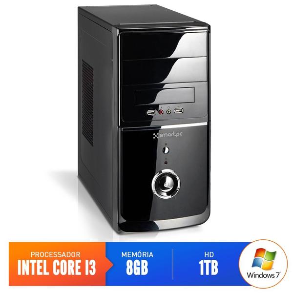 Imagem de Computador Smart Pc 80206 Intel Core i3 (8GB HD 1TB) Windows 7