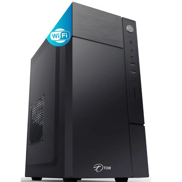 Imagem de Computador TOB Intel Core i3 com Rede sem fio i SSD 120GB Memória 4GB Windows 10 Trial Desktop PC CPU