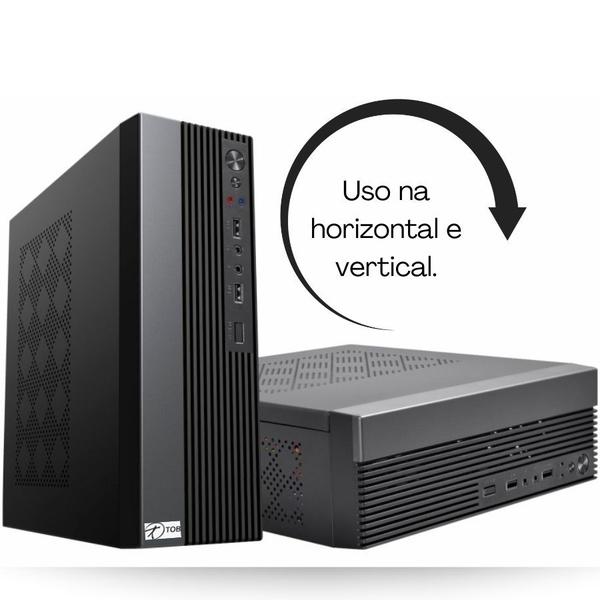 Imagem de Computador TOB Slim Compacto Intel Core i3 SSD 120GB Memória 4GB Windows 10 Trial Desktop PC CPU