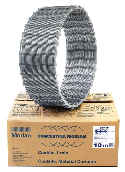 Imagem de Concertina Galvanizada Bto30 Morlan