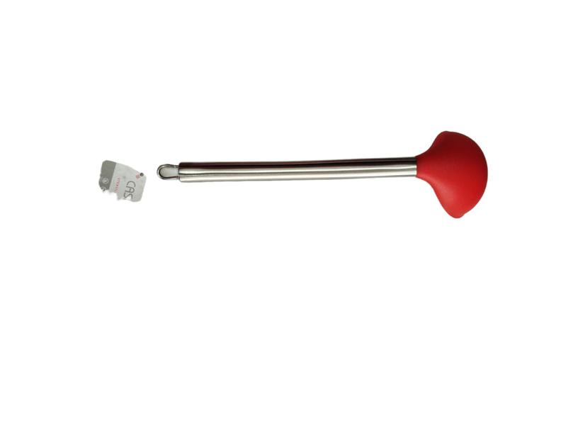 Imagem de Concha de Silicone com Cabo em metal -UD190121 - Vermelho - Uny Gift