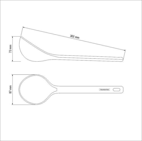 Imagem de Concha de silicone tramontina moldê