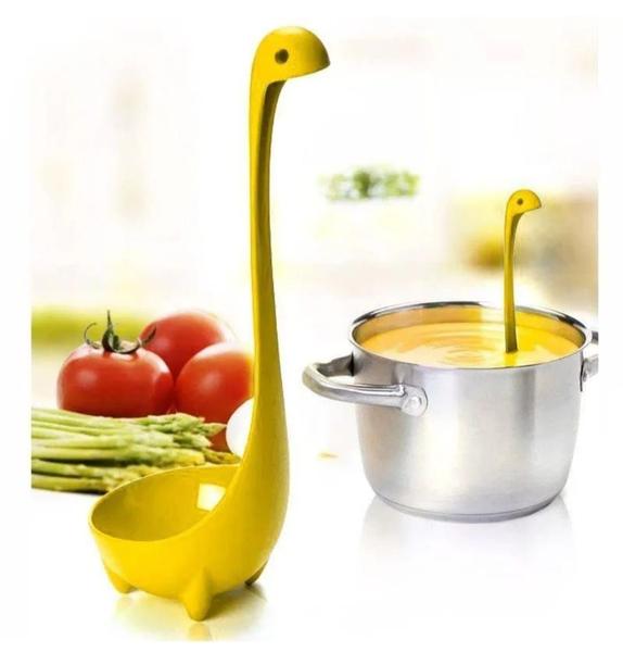 Imagem de Concha Dino Para Sopa Molho Caldos Conchas de Cozinha Feijão