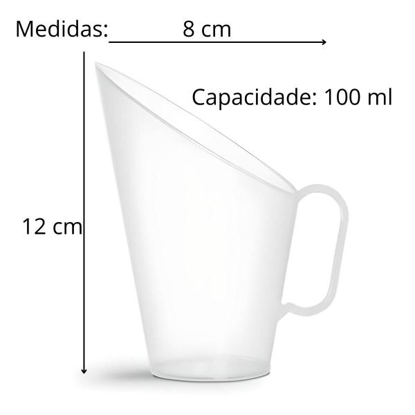 Imagem de Concha Para Cereais Plastica 100 Ml - Kit 3 Peças (12x8cm)